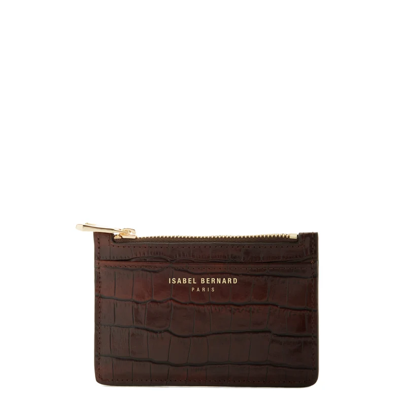 Isabel Bernard Honoré Femmes Porte-carte Marron IB27019