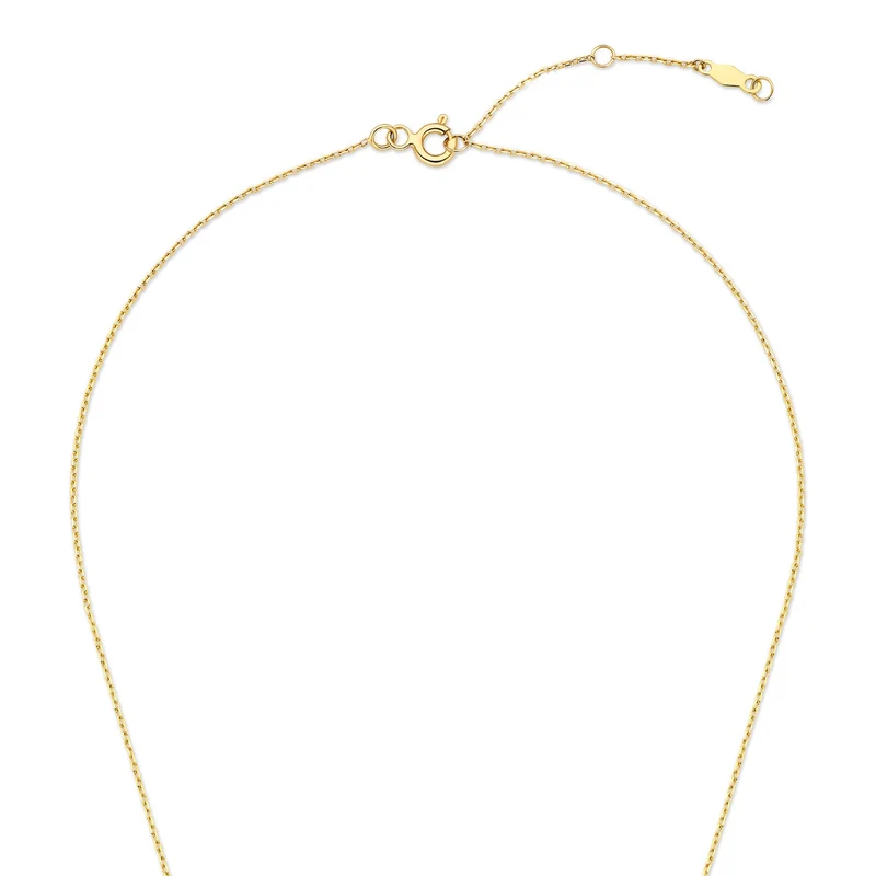 Isabel Bernard De la Paix Collier De la Paix Eloise en or 14 carats avec diamant 0,1 carat IBD350025