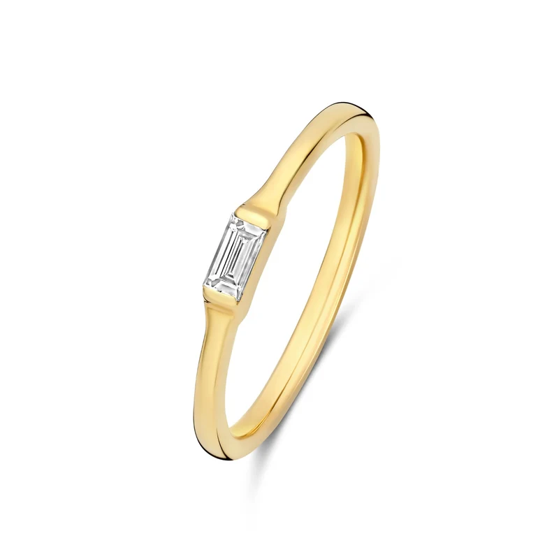 Isabel Bernard De la Paix Bague De la Paix Lucia en or 14 carats avec diamant 0,08 carat IBD330045-50