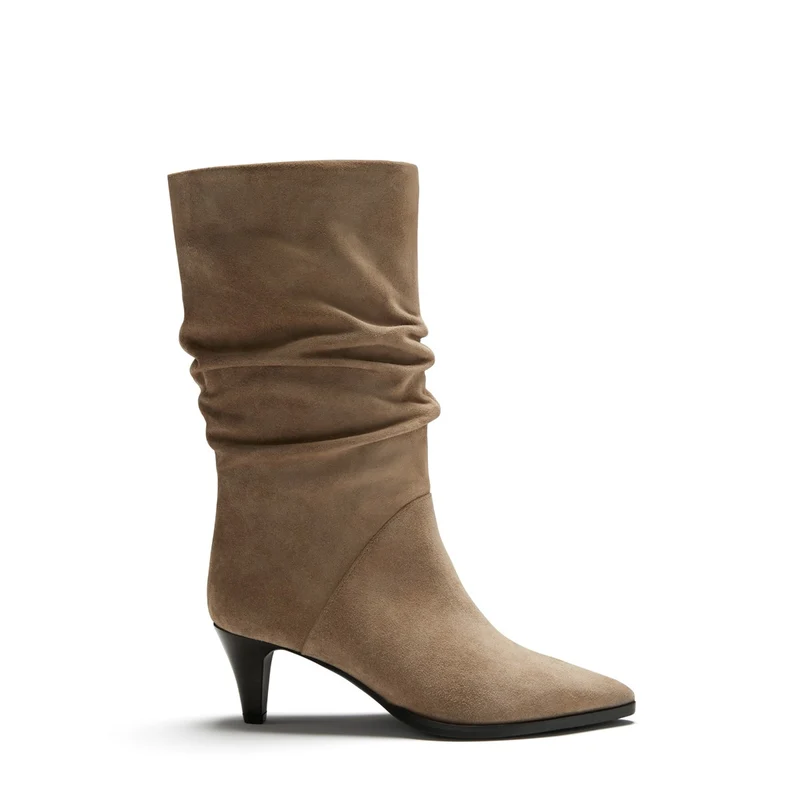 Isabel Bernard Vendôme Vendôme Bottines Margot en daim taupe IB54005-178-36