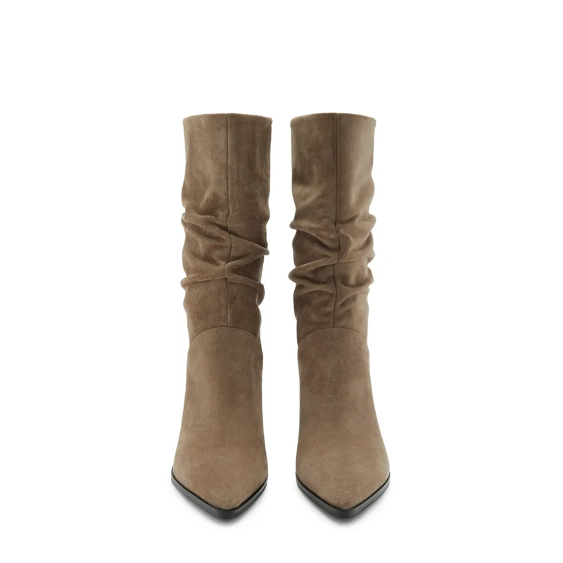 Isabel Bernard Vendôme Vendôme Bottines Margot en daim taupe IB54005-178-36