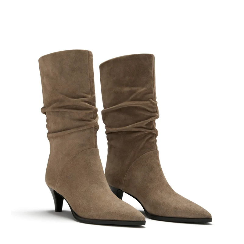 Isabel Bernard Vendôme Vendôme Bottines Margot en daim taupe IB54005-178-36