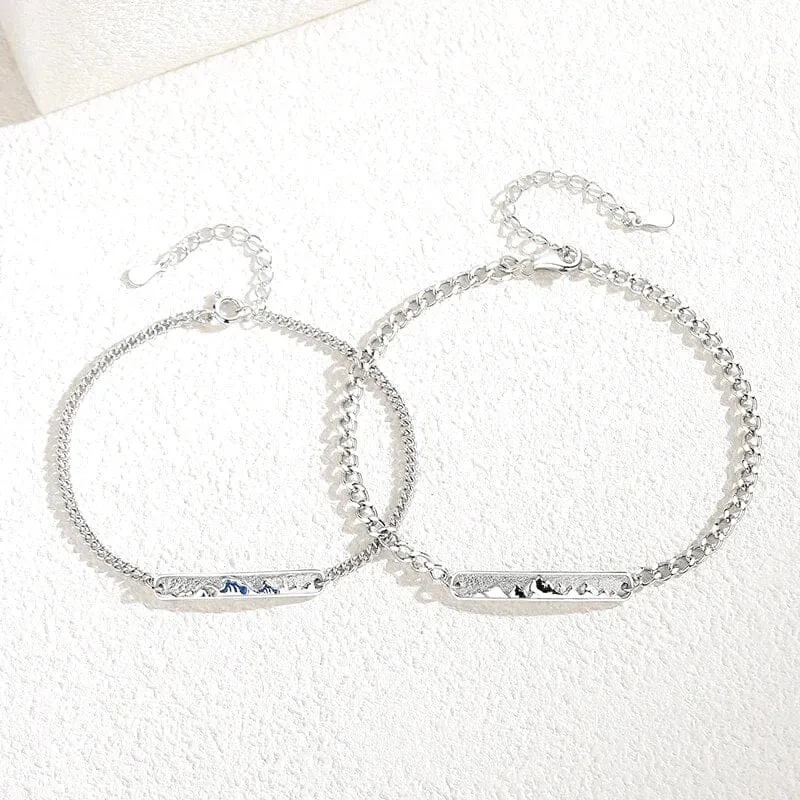 Bracelet Montagne Couple