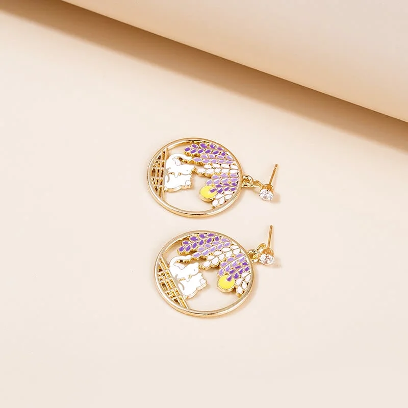 Boucle d'Oreille Montagne pour Femme