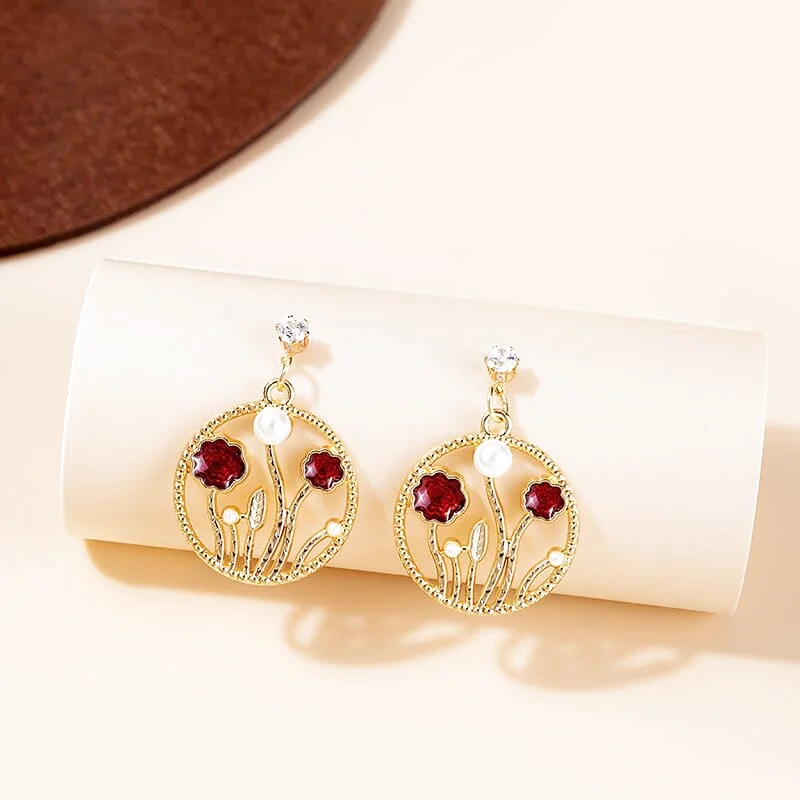 Boucle d'Oreille Montagne pour Femme