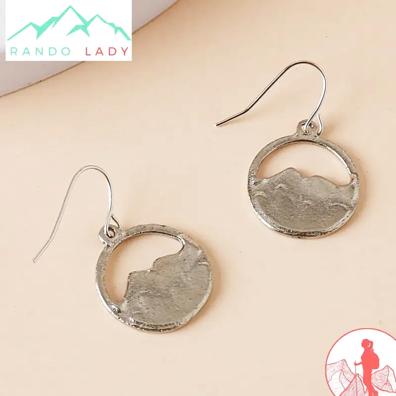 Boucles d'Oreille Argent Montagne