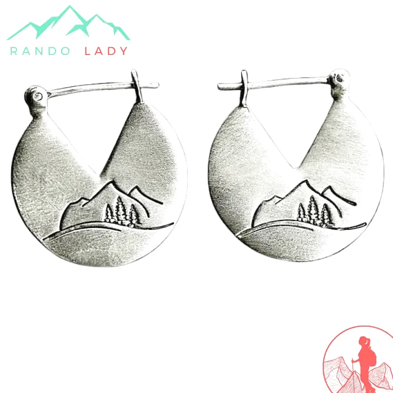 Boucles d'Oreille Montagne