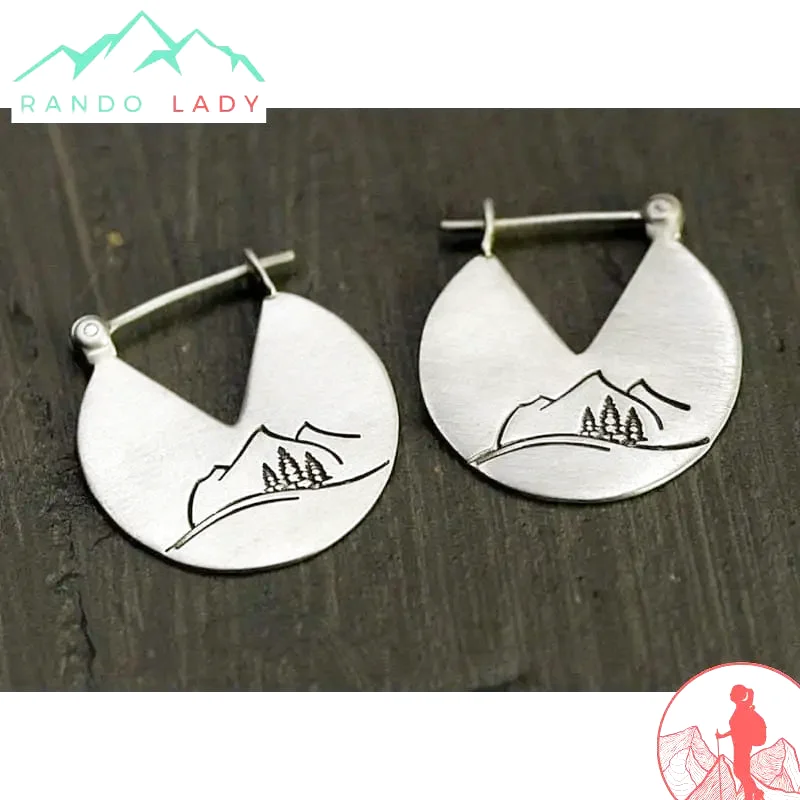 Boucles d'Oreille Montagne