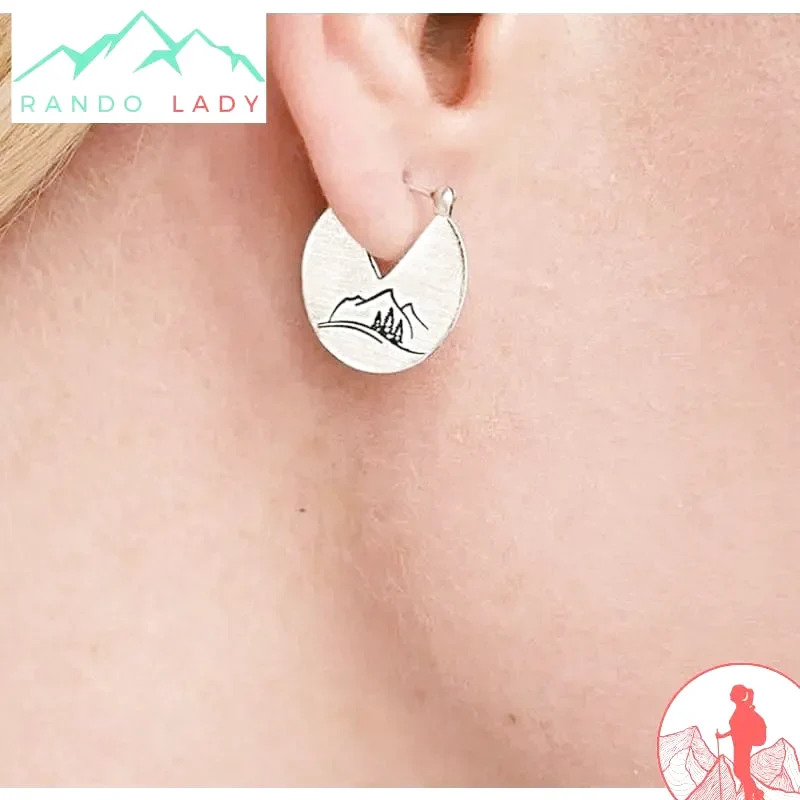 Boucles d'Oreille Montagne