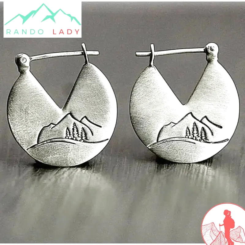 Boucles d'Oreille Montagne