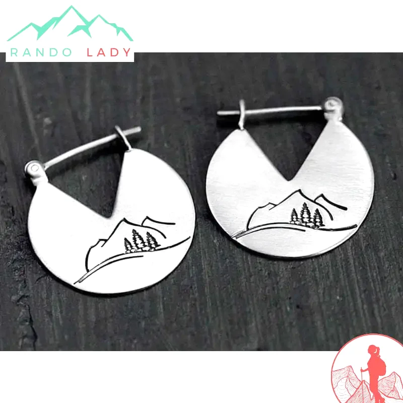 Boucles d'Oreille Montagne
