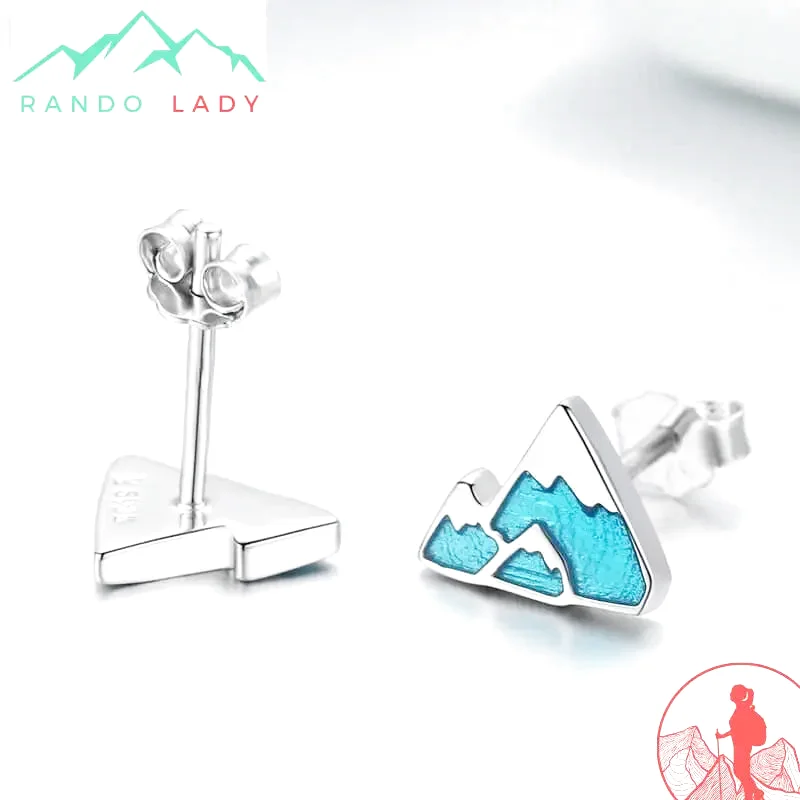 Boucle d'Oreille Neige