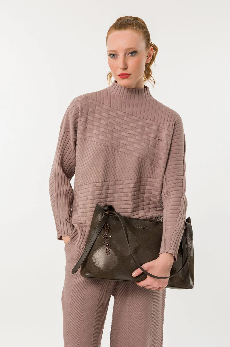 Sac porté épaule Mocha