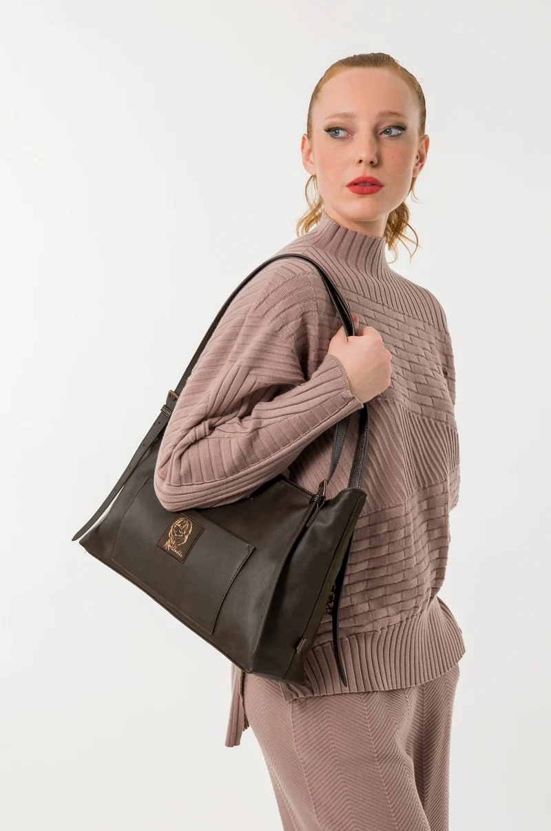 Sac porté épaule Mocha