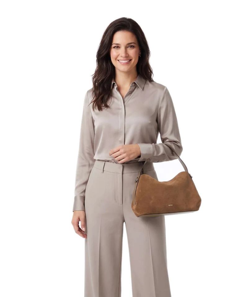 BOSS Caylie Sac à main medium beige