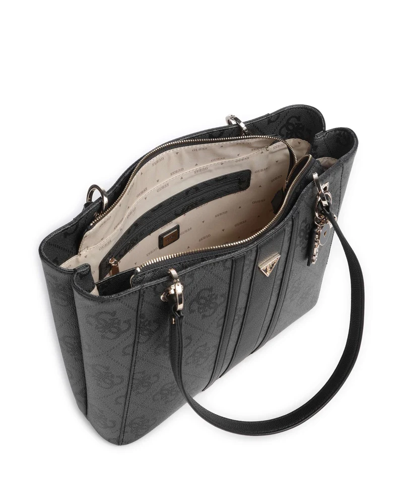 Guess Noelle II Cabas coal logo