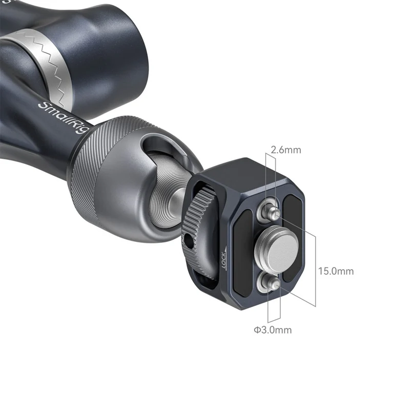 Bras Magique Rosette 7po avec Vis de positionnement ARRI