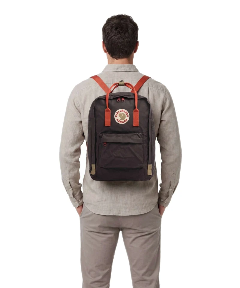 Fjällräven Kånken Laptop 15" Sac d'ordinateur black oak/rowan red