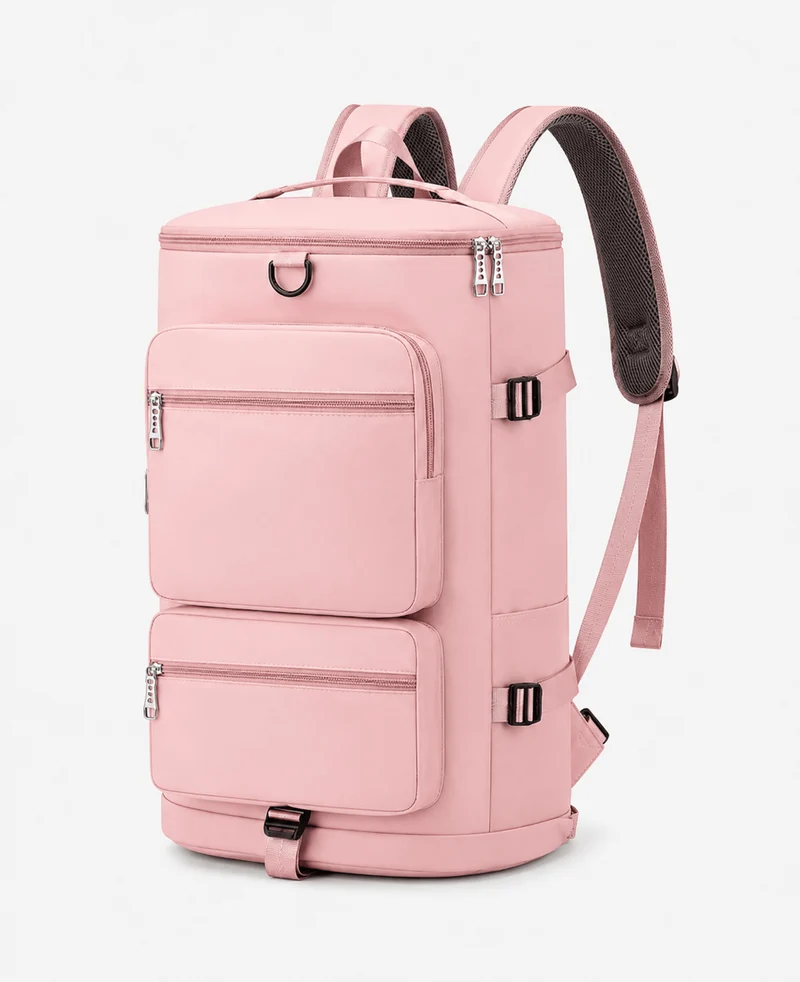 Sac À Dos Sport Homme Vert Menthe Poches Frontales Zippées