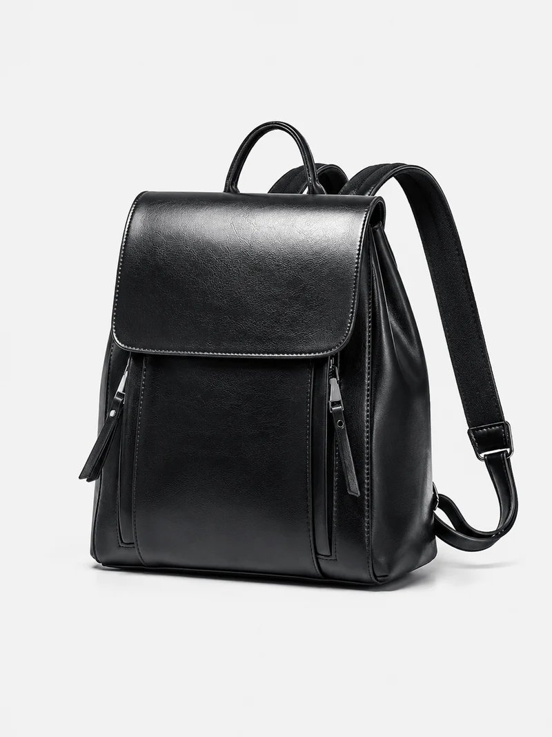 Sac À Dos Cuir Femme Véritable Marron