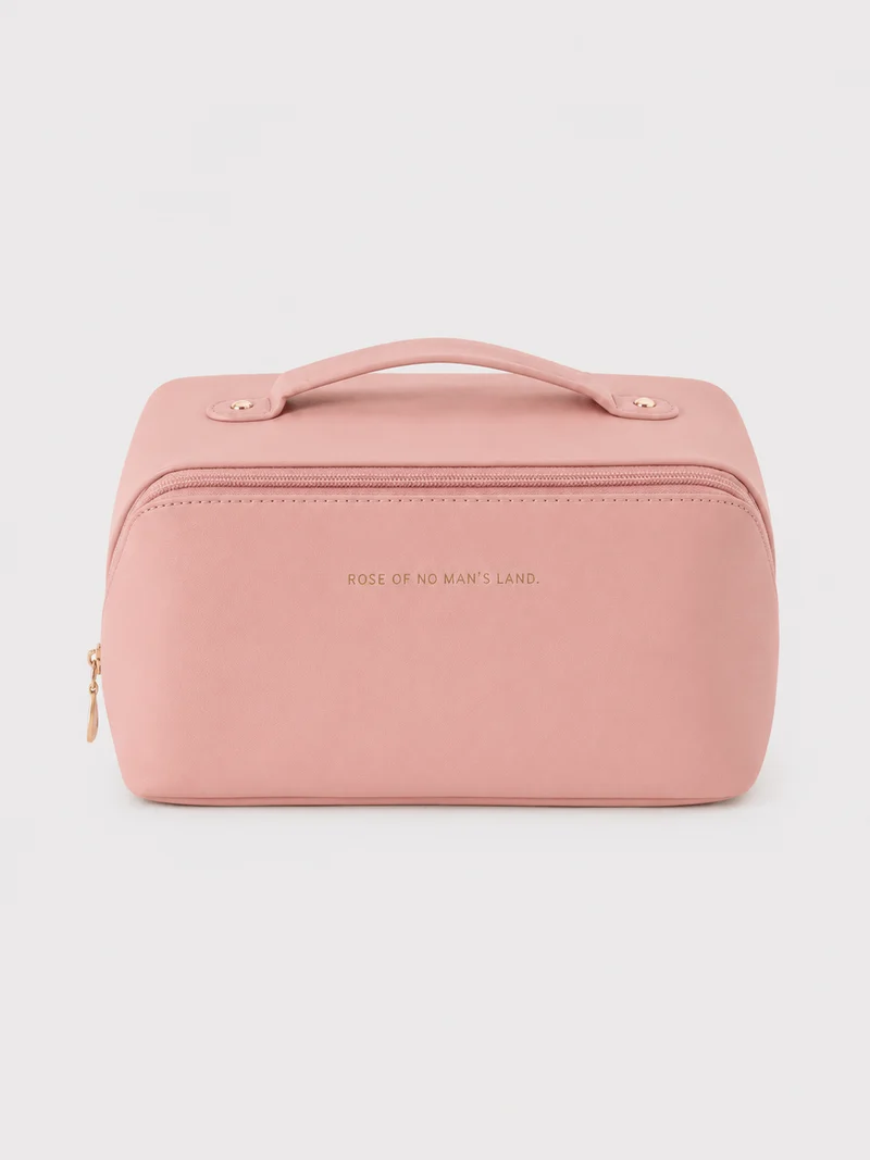 Trousse De Toilette Pour Femme Compartimentée Beige