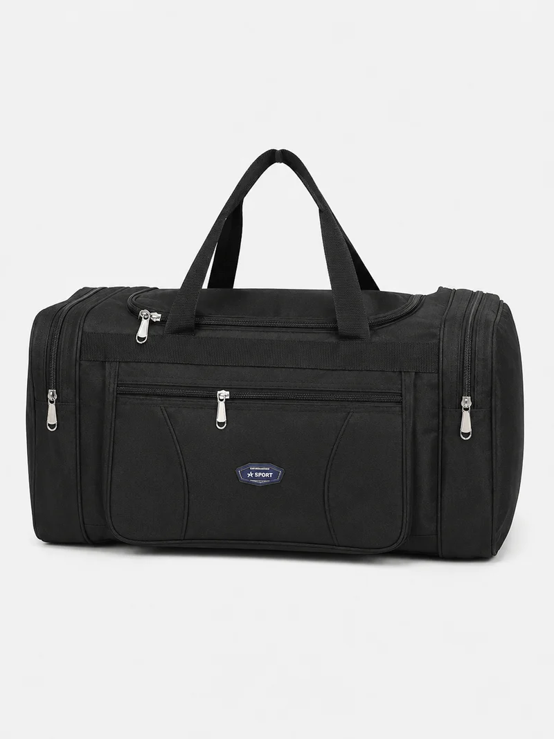 Sac polochon homme imperméable en tissu Oxford gris grande capacité
