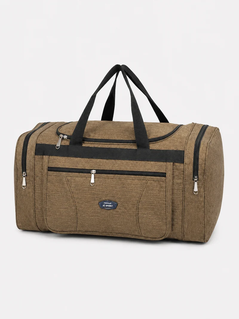 Sac polochon homme imperméable en tissu Oxford gris grande capacité