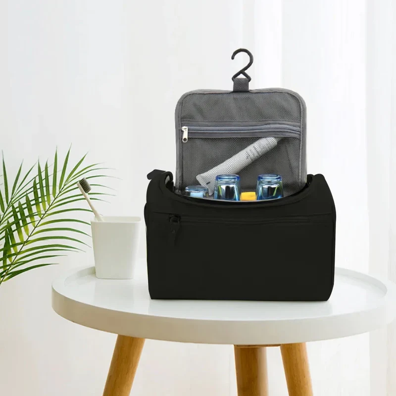 Trousse de Toilette Personnalisée Homme | Initiale Blanche Suspendue