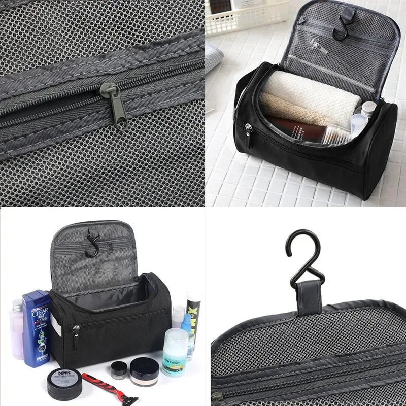 Trousse de Toilette Personnalisée Homme | Initiale Blanche Suspendue