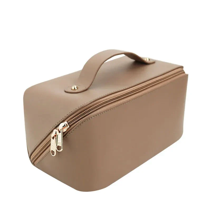 Trousse de Toilette Personnalisée Femme | Initiales or et Compartiments
