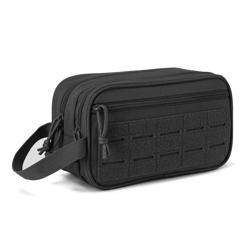 Trousse de Toilette Homme Voyage | Tissu Oxford Compartiments Multiples