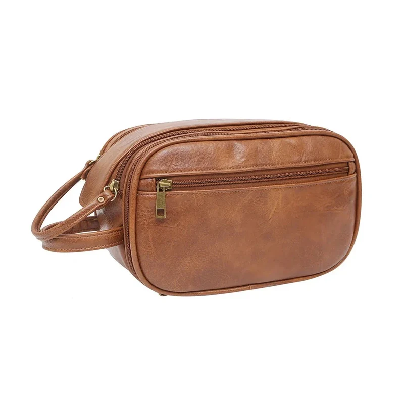 Trousse de Toilette Homme Voyage | Grande Capacité Vintage Chic