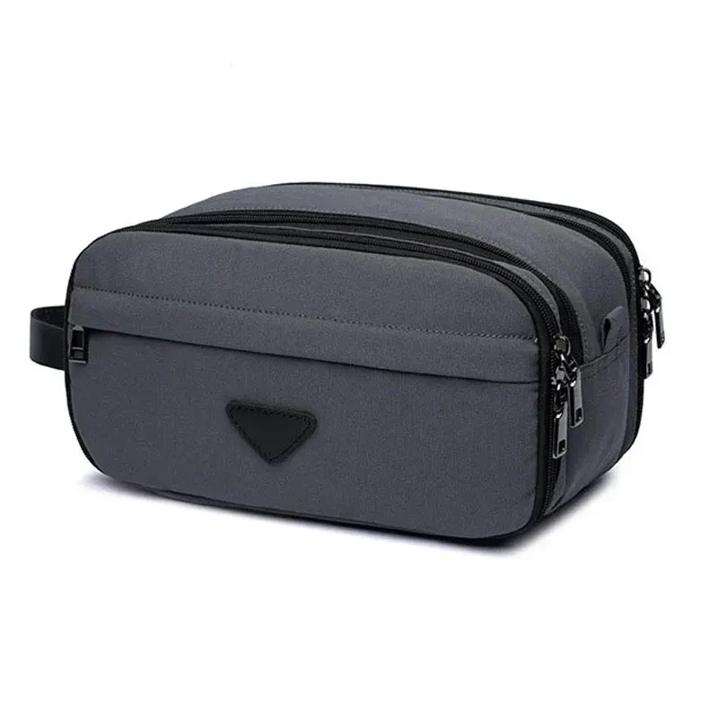 Trousse de Toilette Homme Grande Capacité | Accès Facile Zip Double