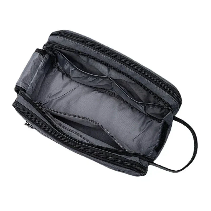 Trousse de Toilette Homme Grande Capacité | Accès Facile Zip Double
