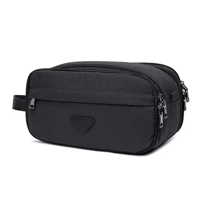Trousse de Toilette Homme Grande Capacité | Accès Facile Zip Double