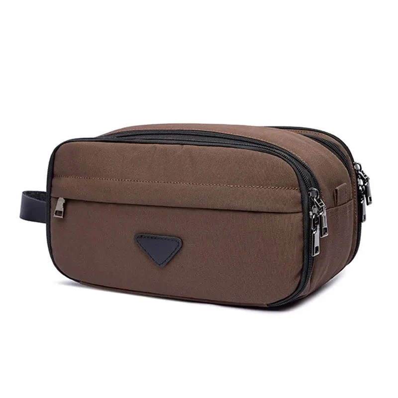 Trousse de Toilette Homme Grande Capacité | Accès Facile Zip Double