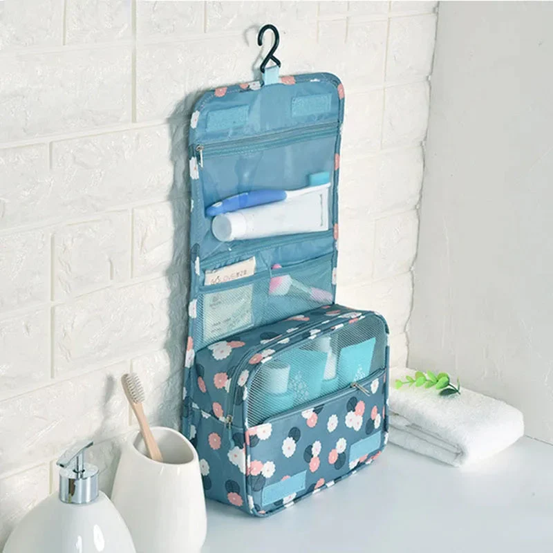 Trousse de Toilette Femme Voyage | Tissu Oxford et Crochet