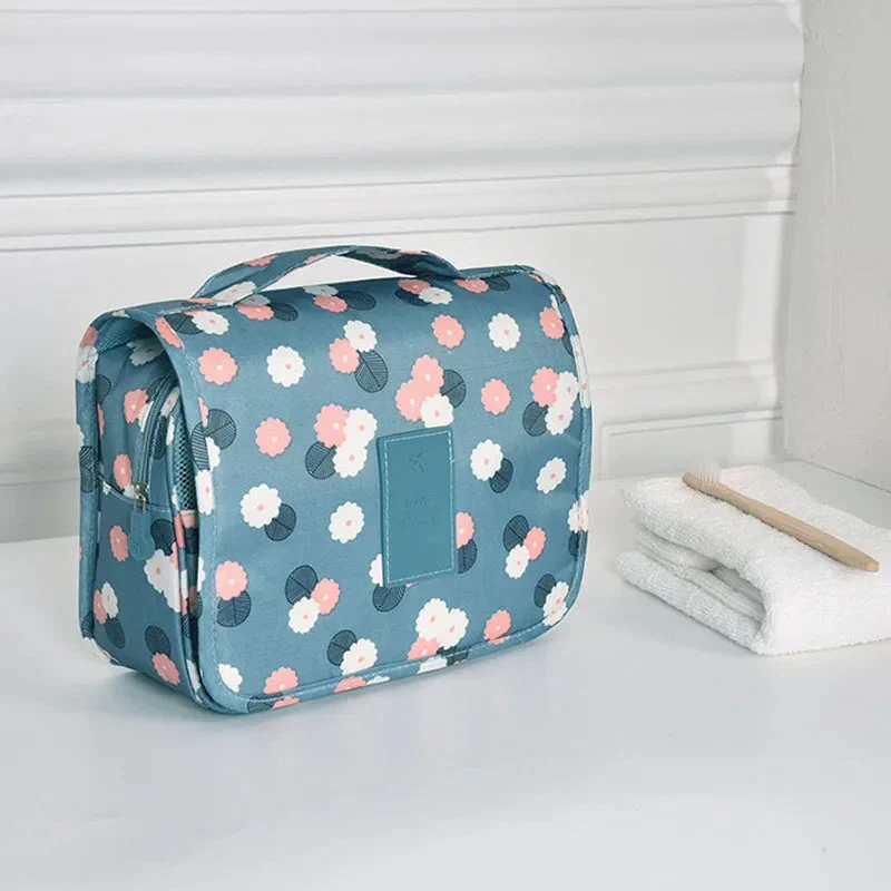 Trousse de Toilette Femme Voyage | Tissu Oxford et Crochet