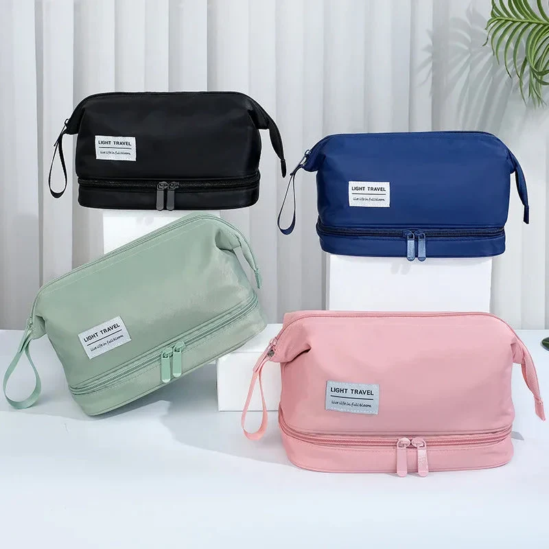 Trousse de Toilette Femme Voyage | Compartiment Pinceaux Intégré