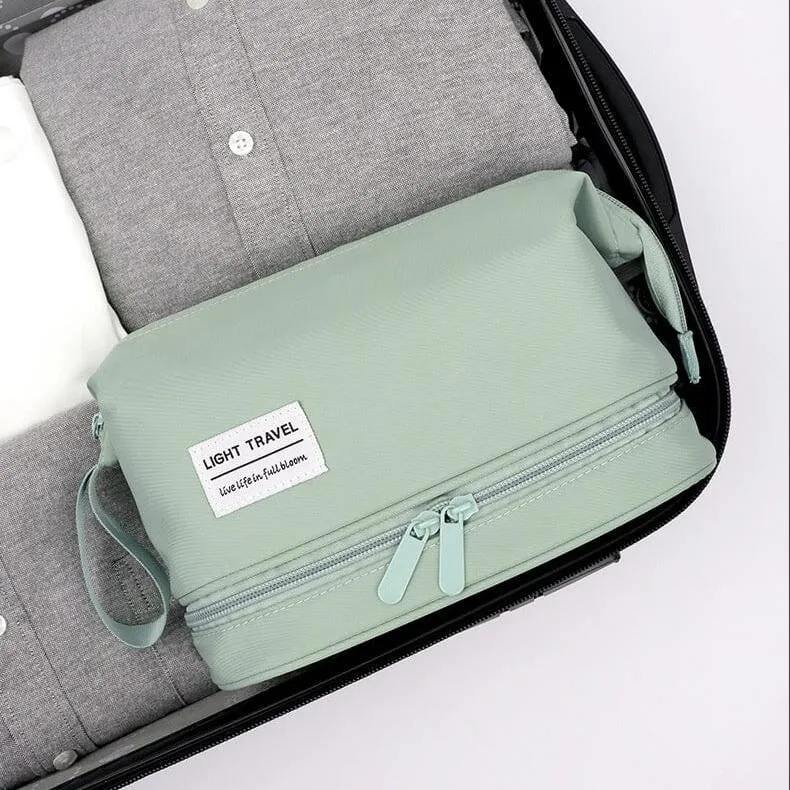 Trousse de Toilette Femme Voyage | Compartiment Pinceaux Intégré