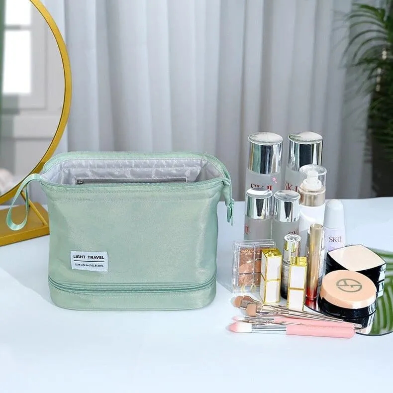 Trousse de Toilette Femme Voyage | Compartiment Pinceaux Intégré