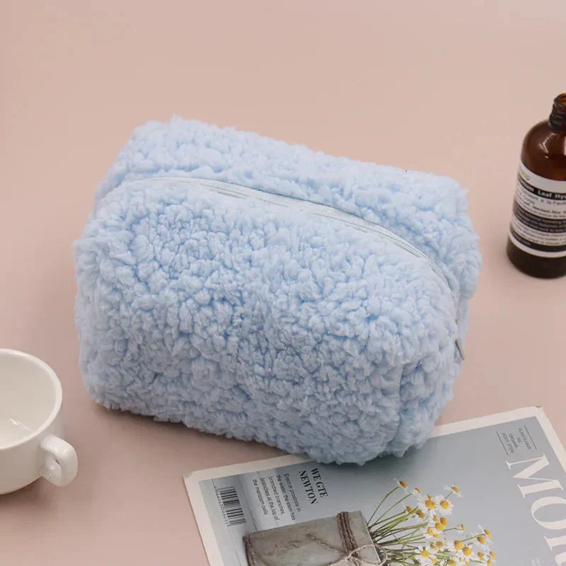 Trousse de Toilette Femme Moumoute | Compacte et Douce Flanelle