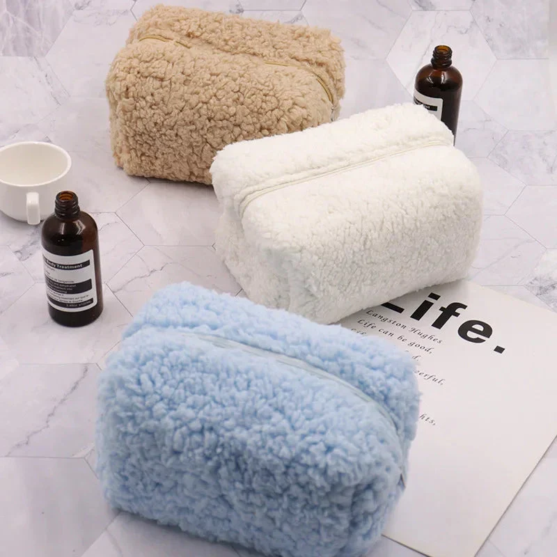 Trousse de Toilette Femme Moumoute | Compacte et Douce Flanelle
