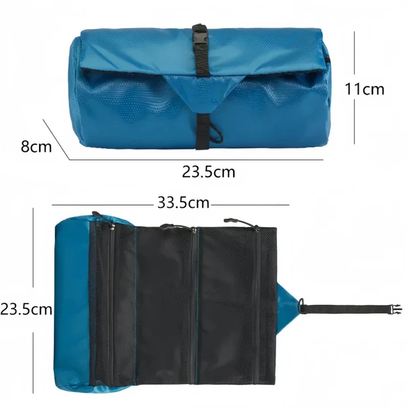 Trousse de Toilette Camping Suspendue | Crochet et Tissu Déperlant