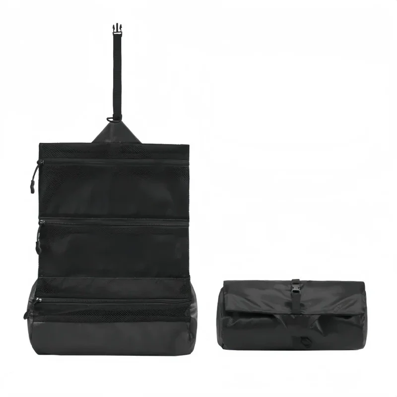 Trousse de Toilette Camping Suspendue | Crochet et Tissu Déperlant
