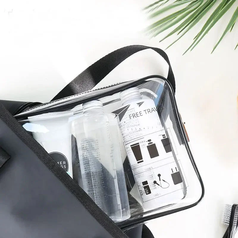 Trousse de Toilette Avion Transparente | Conforme et Spacieuse