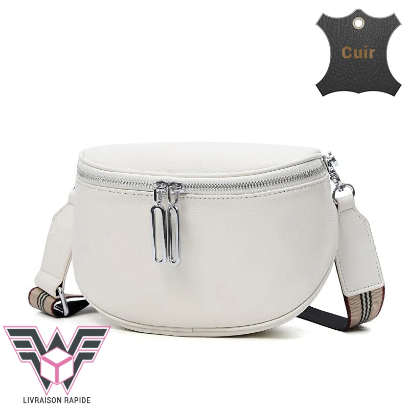 Fanny sacoche banane femme cuir