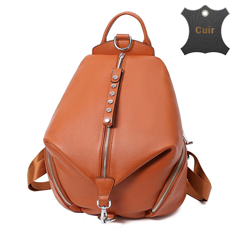 Geneva sac antivol femme cuir