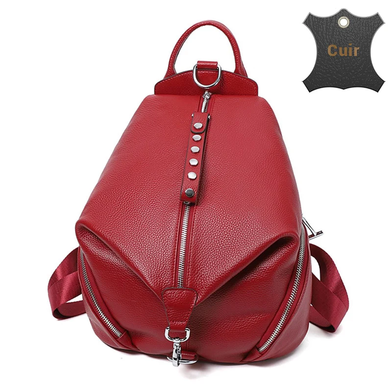 Geneva sac antivol femme cuir