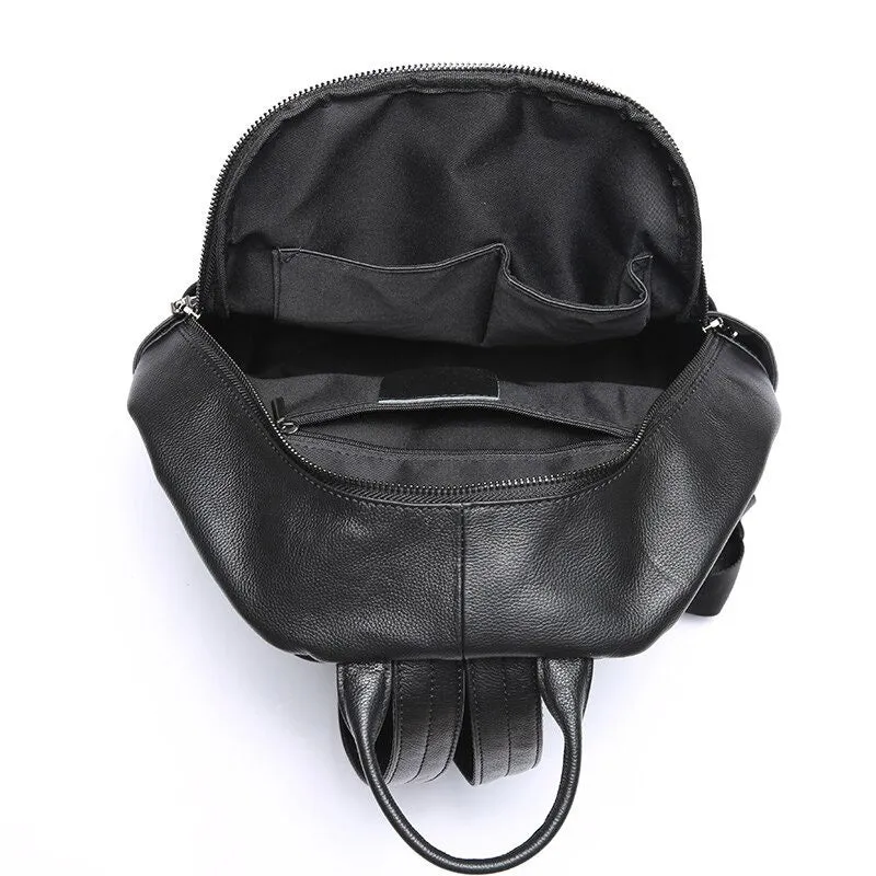 Asti sac à dos femme tendance cuir noir
